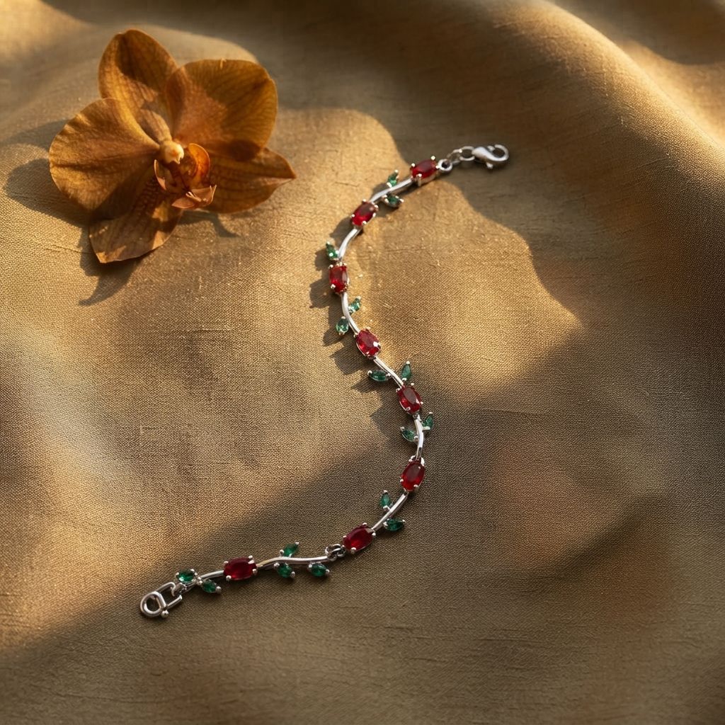 Tulip flower bracelet
