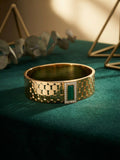 Green and gold bracelet